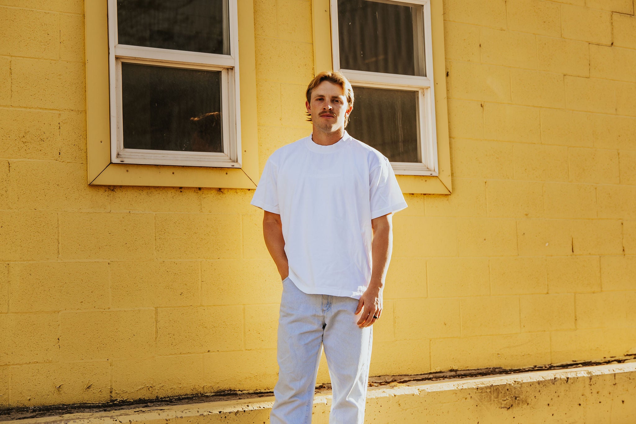 Because of Soccer Embroidered Tee