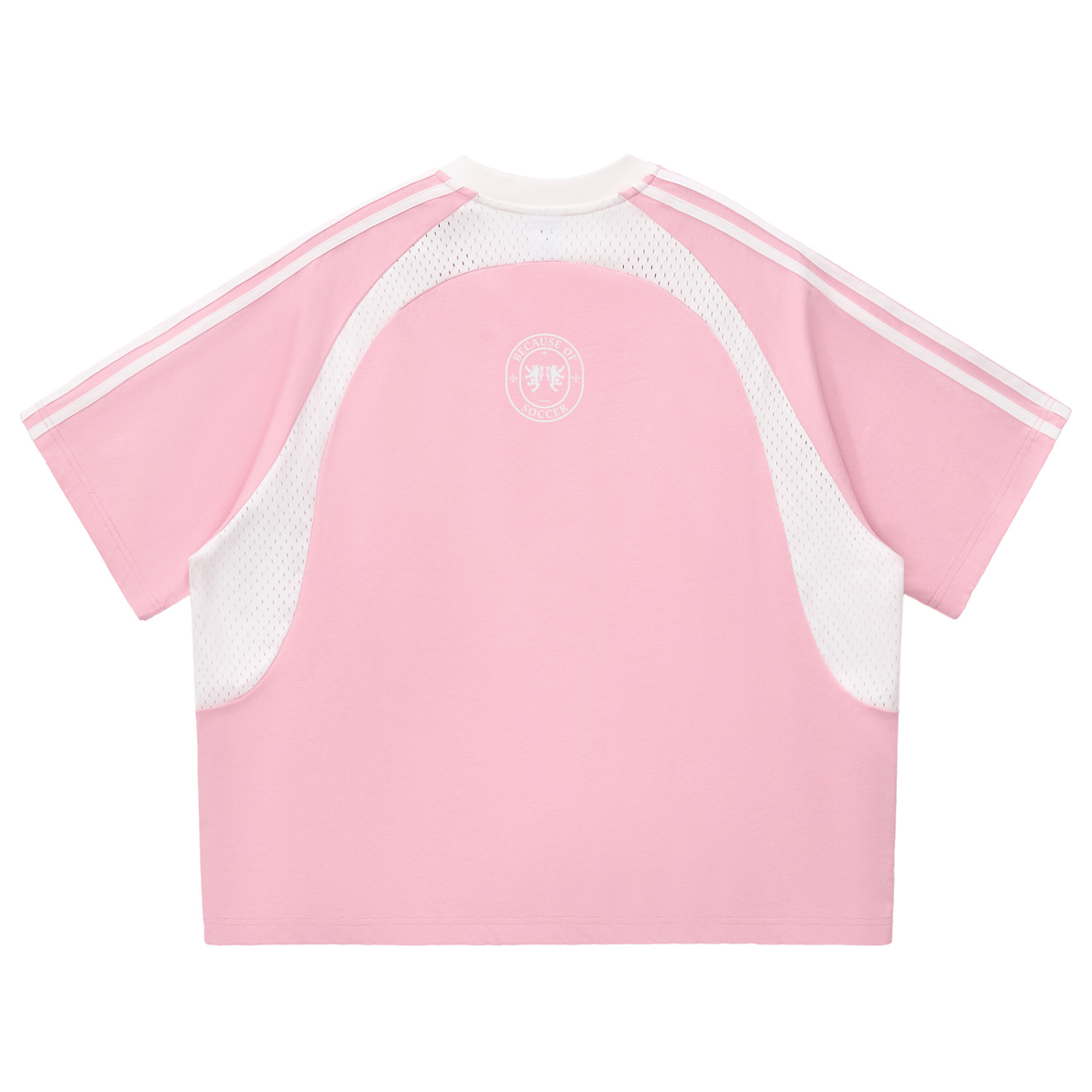 Twin Wolves Panel Mesh T-Shirt
