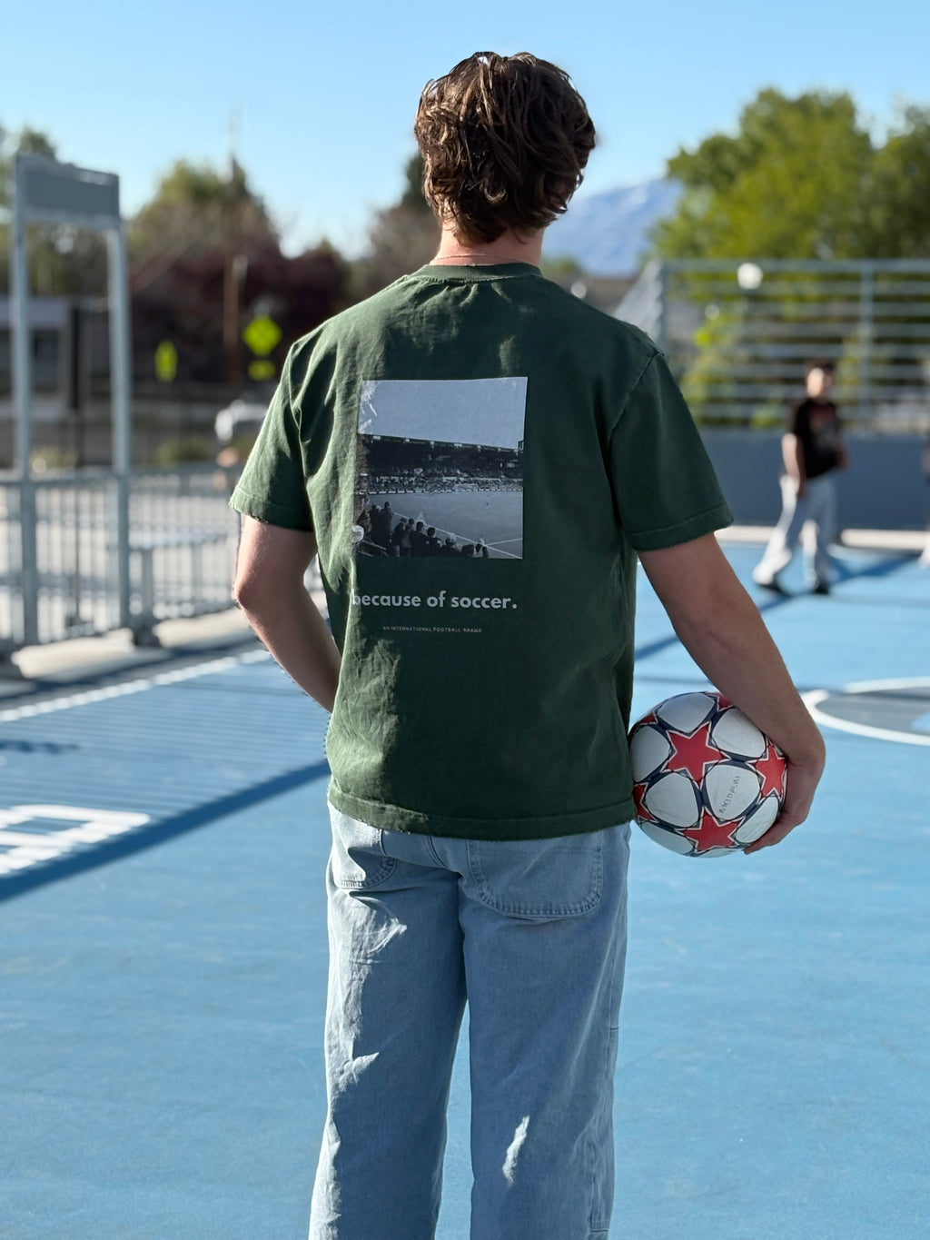 Vintage Heavyweight Because of Soccer T-Shirt